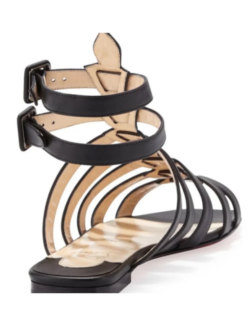 Christian Louboutin Neronna Cage Flat Sandals - Picture 2 of 13